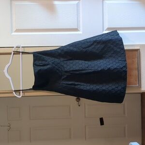 White House Black Market strapless black dress size 8